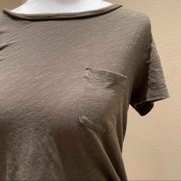 Madewell Olive Crewneck Pocket Tee - Picture 4 of 6